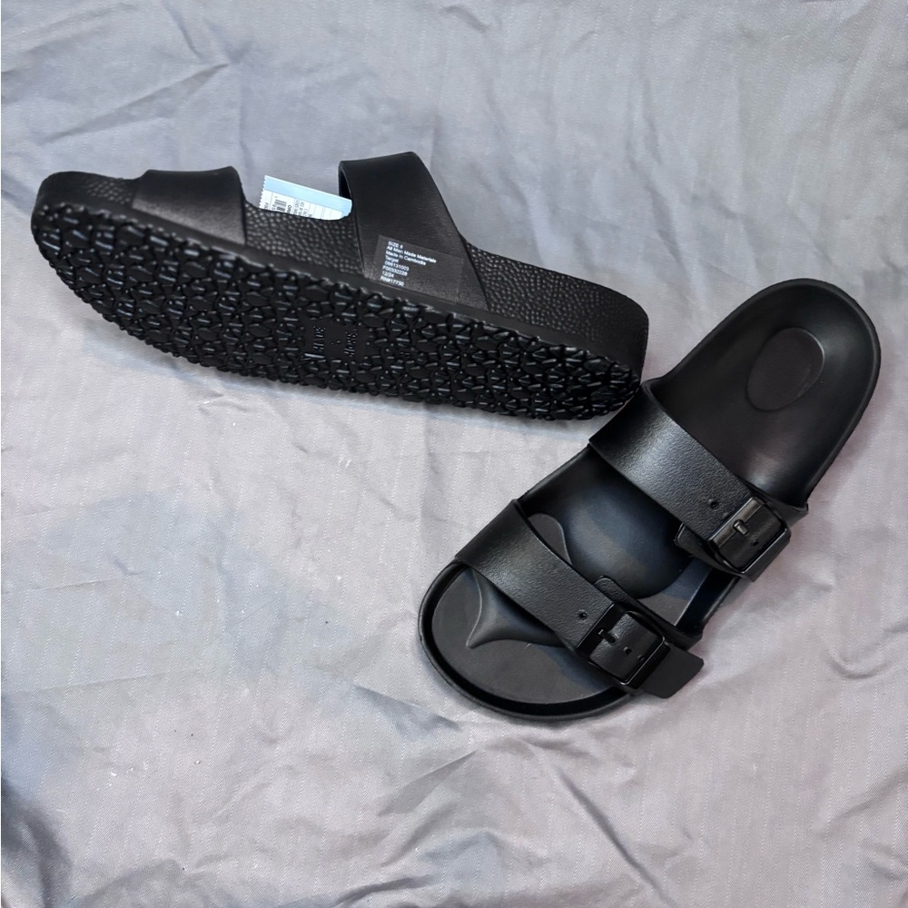 Shade Shore Black Birkenstocks